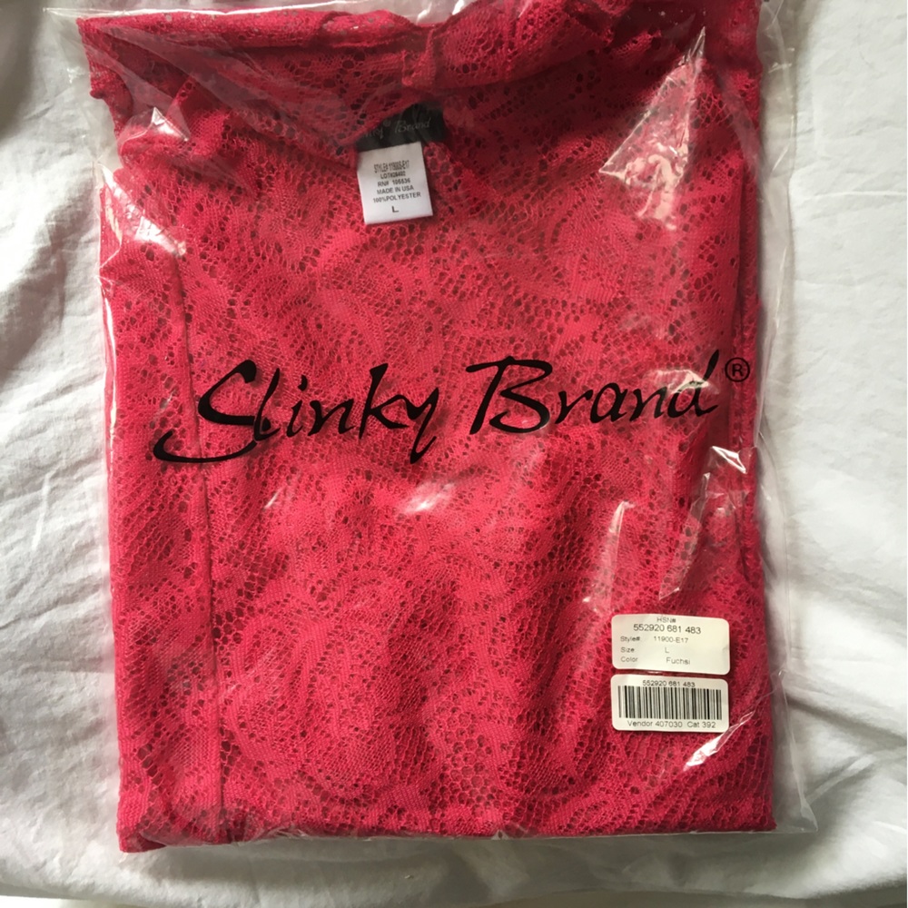 NEW Slinky Brand crocheted jacket